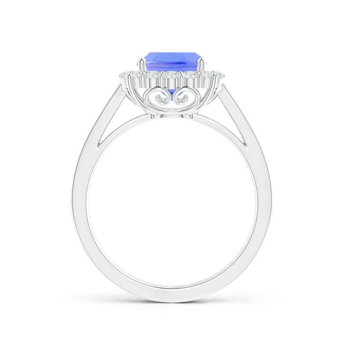 AA - Tanzanite / 1.96 CT / 14 KT White Gold