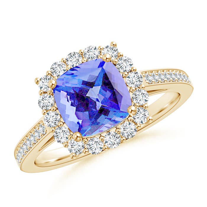 AA - Tanzanite / 1.96 CT / 14 KT Yellow Gold