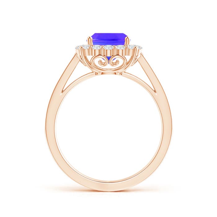 AAA - Tanzanite / 1.96 CT / 14 KT Rose Gold