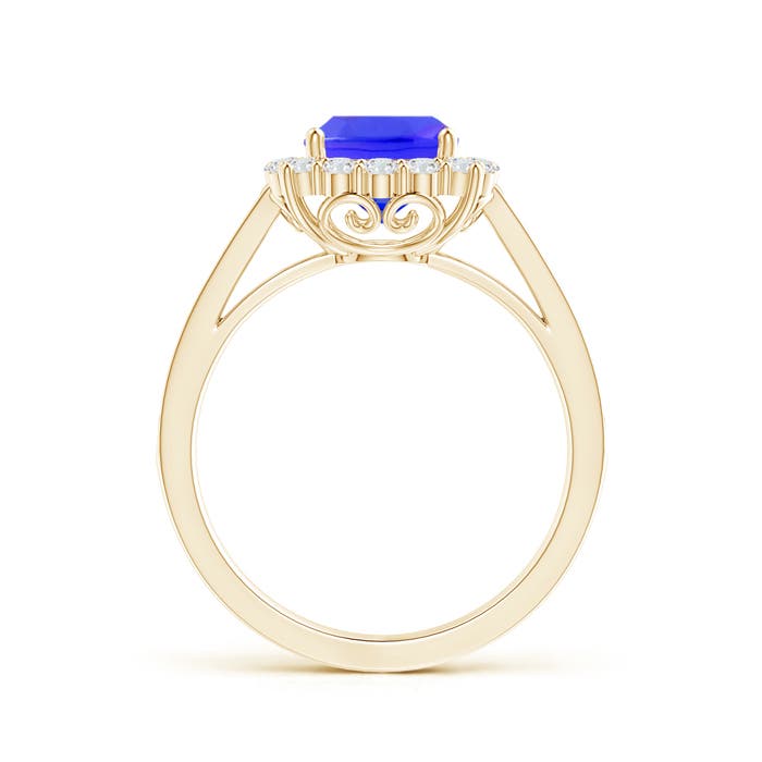 AAAA - Tanzanite / 1.96 CT / 14 KT Yellow Gold