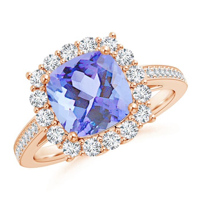 A - Tanzanite / 2.76 CT / 14 KT Rose Gold