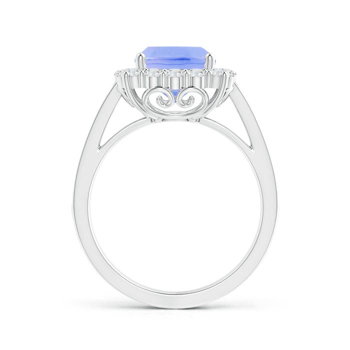 A - Tanzanite / 2.76 CT / 14 KT White Gold