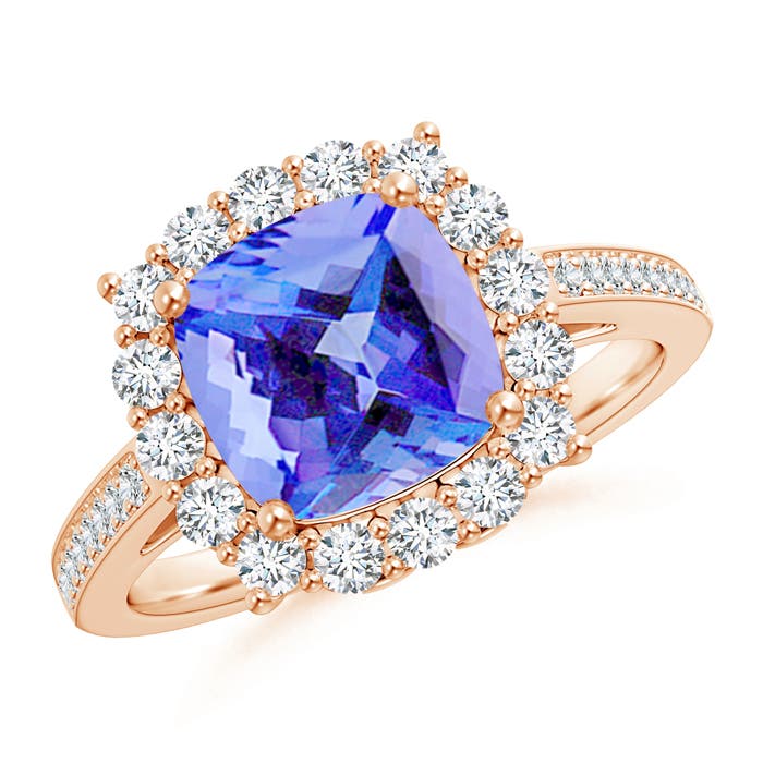 AA - Tanzanite / 2.76 CT / 14 KT Rose Gold