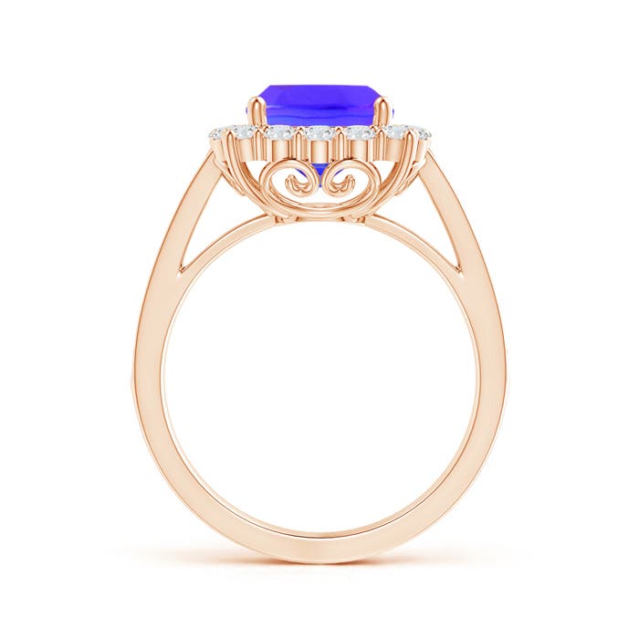 AAA - Tanzanite / 2.76 CT / 14 KT Rose Gold