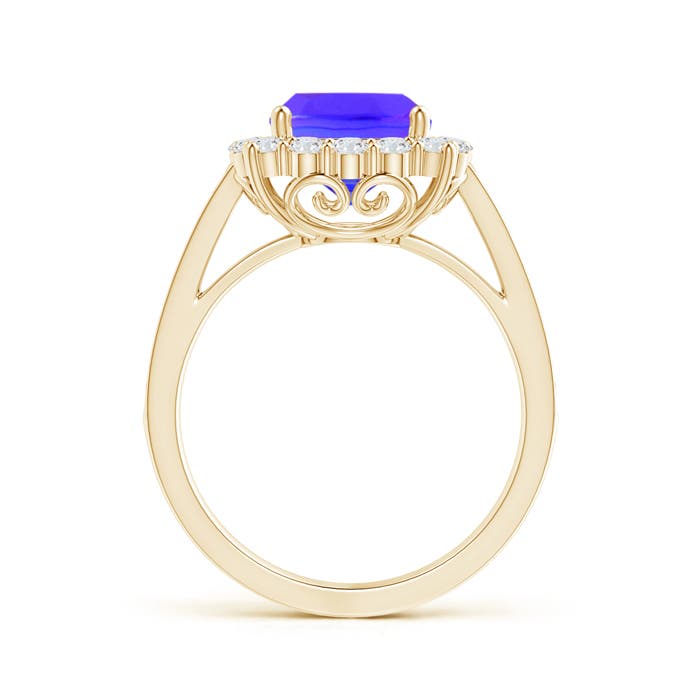 AAA - Tanzanite / 2.76 CT / 14 KT Yellow Gold