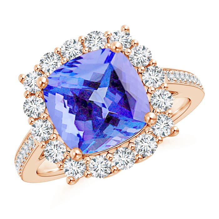 AA - Tanzanite / 4.58 CT / 14 KT Rose Gold