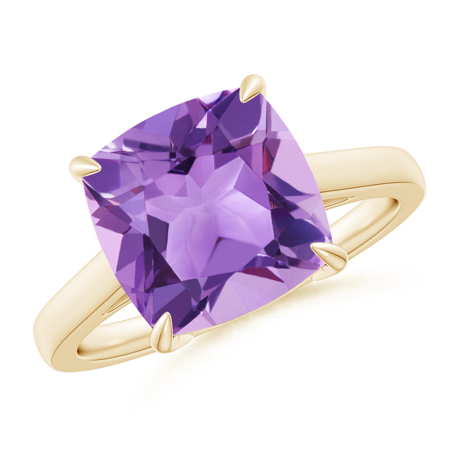 A - Amethyst / 3.65 CT / 14 KT Yellow Gold