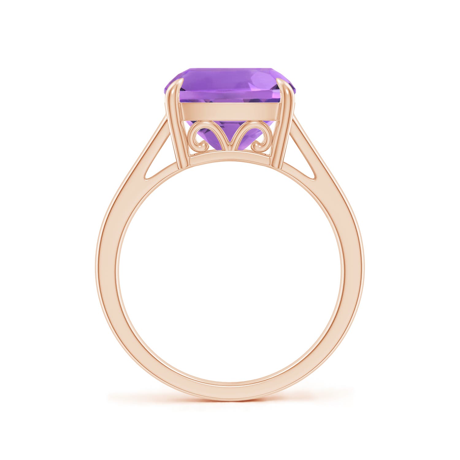 AA - Amethyst / 3.65 CT / 14 KT Rose Gold