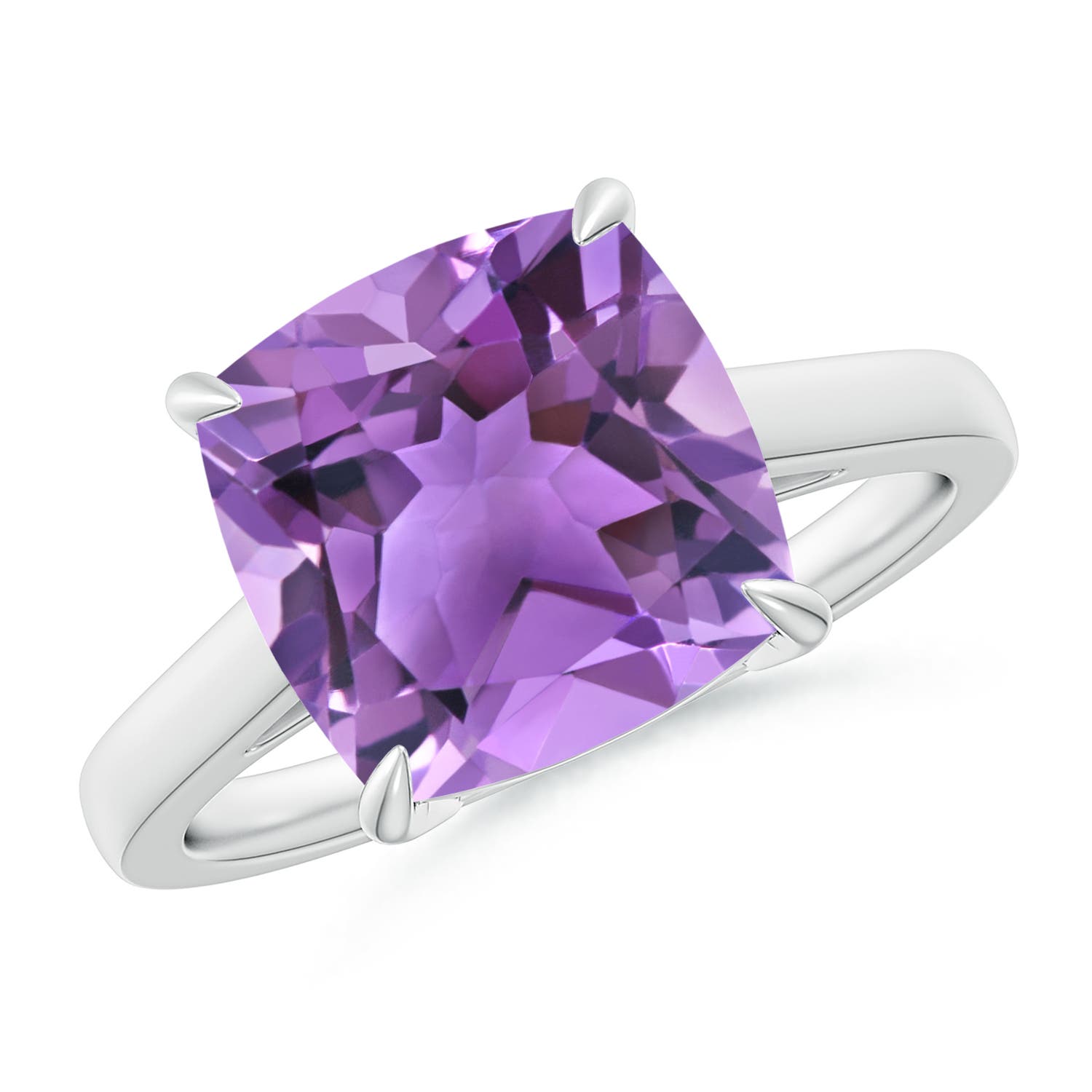 AA - Amethyst / 3.65 CT / 14 KT White Gold