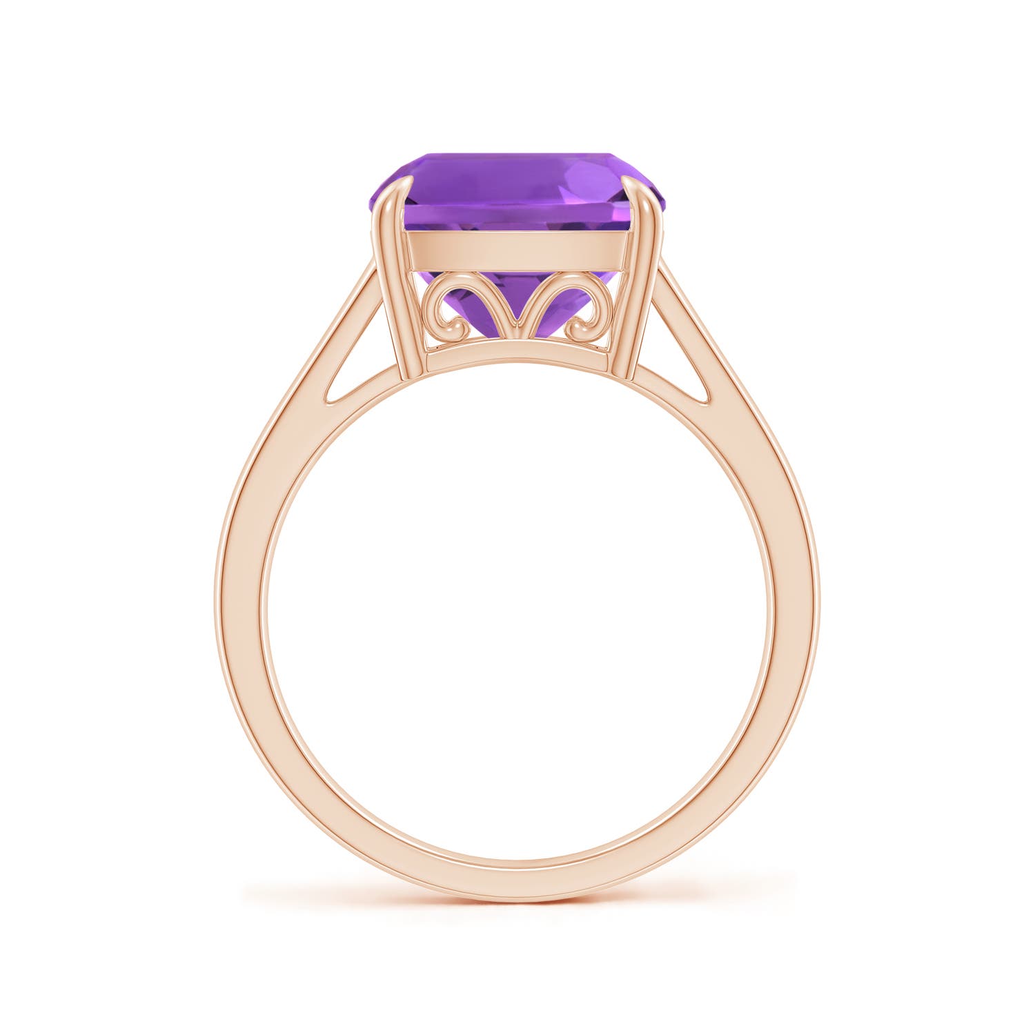 AAA - Amethyst / 3.65 CT / 14 KT Rose Gold