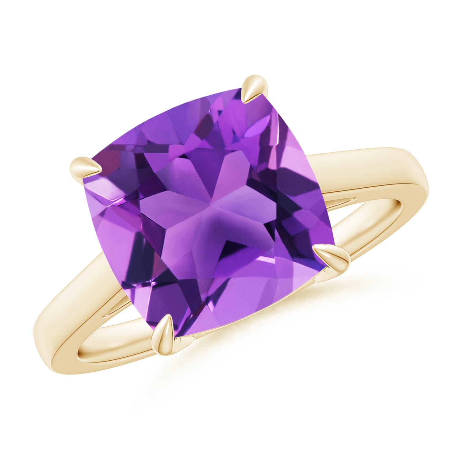 AAA - Amethyst / 3.65 CT / 14 KT Yellow Gold