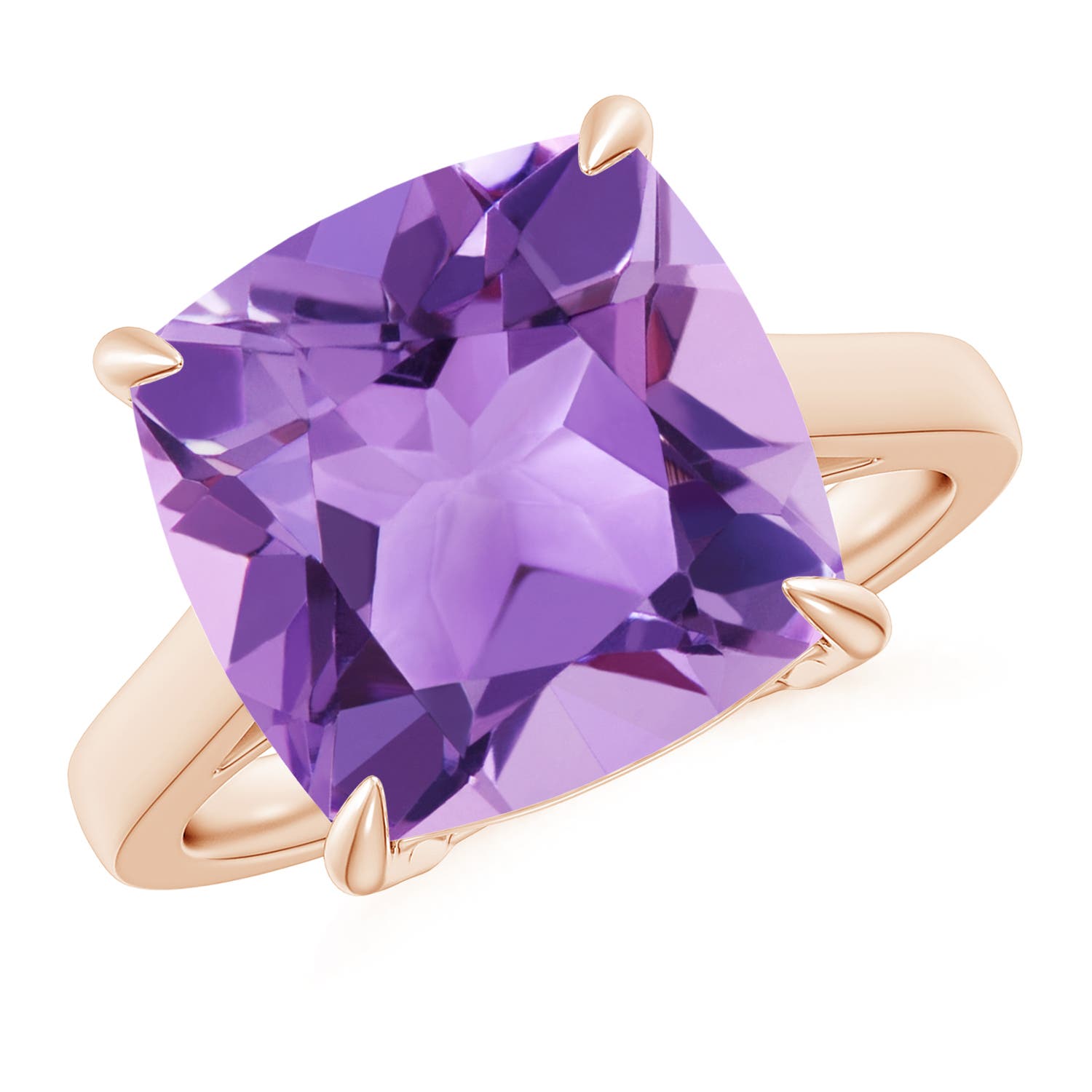 A - Amethyst / 6.15 CT / 14 KT Rose Gold