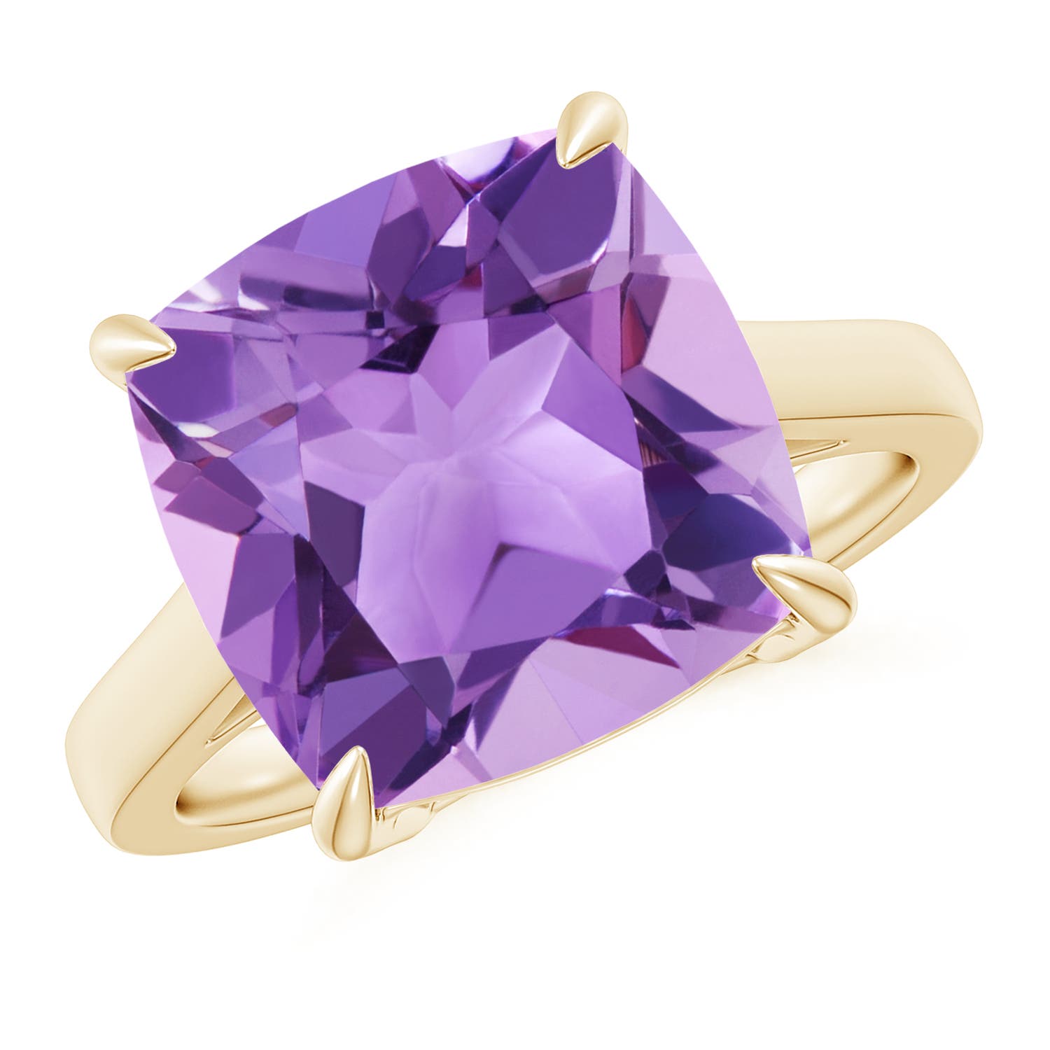 A - Amethyst / 6.15 CT / 14 KT Yellow Gold