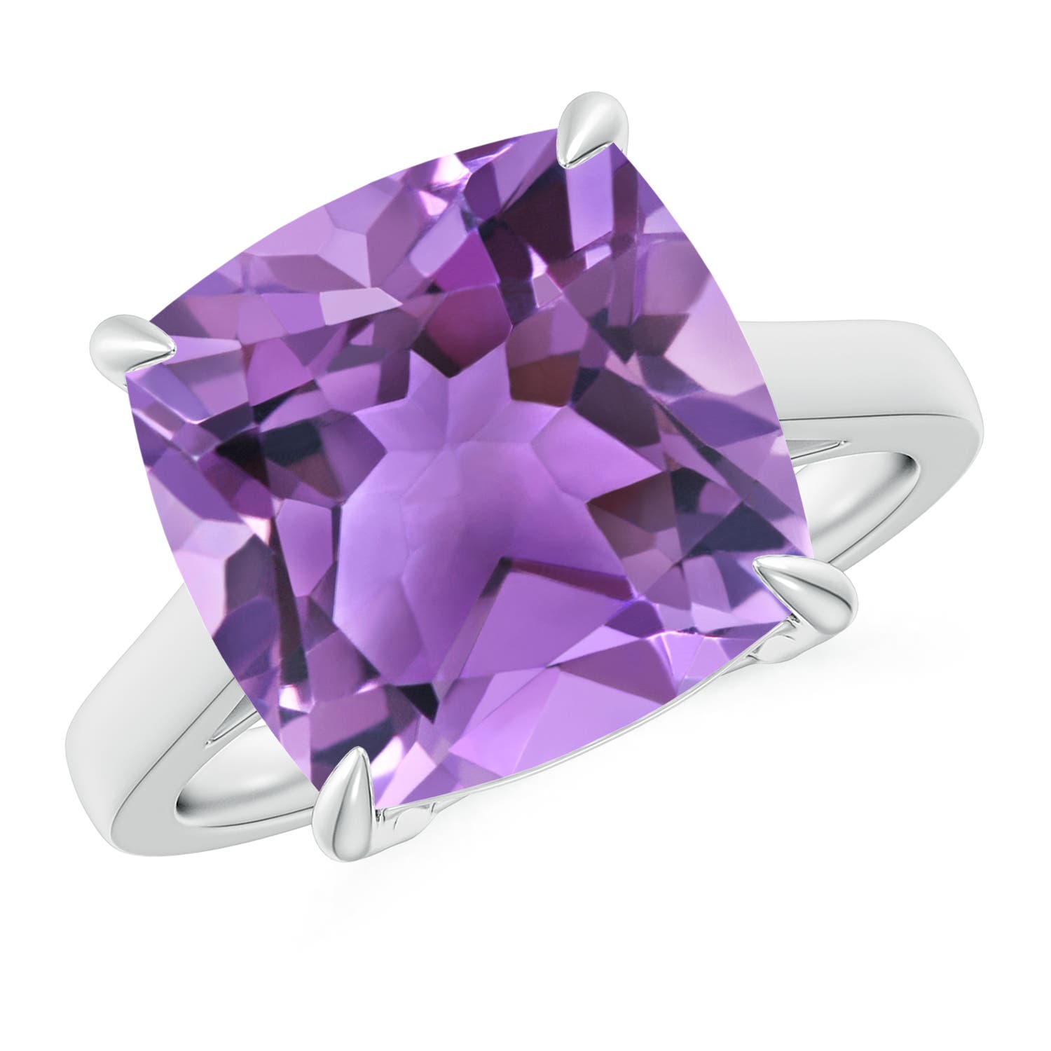 AA - Amethyst / 6.15 CT / 14 KT White Gold