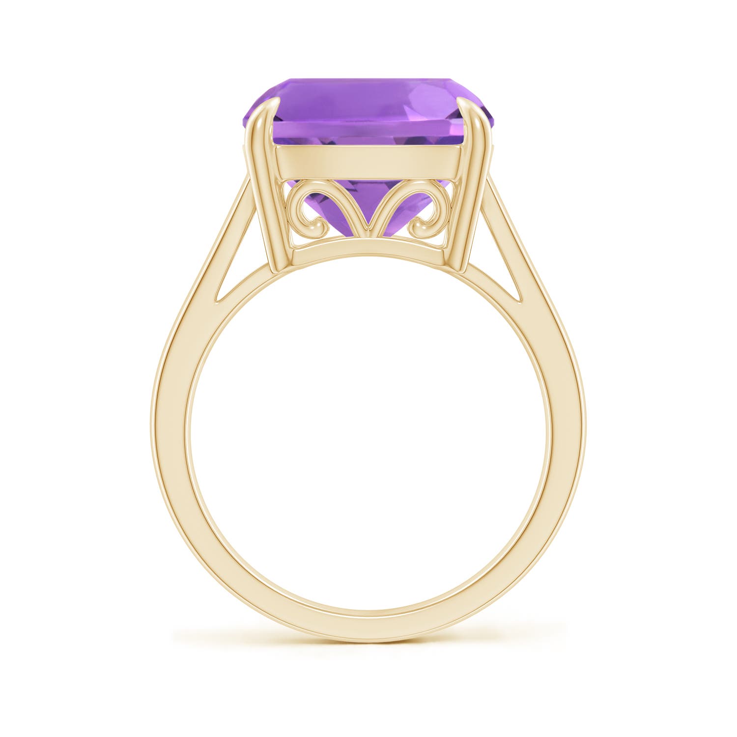 AA - Amethyst / 6.15 CT / 14 KT Yellow Gold