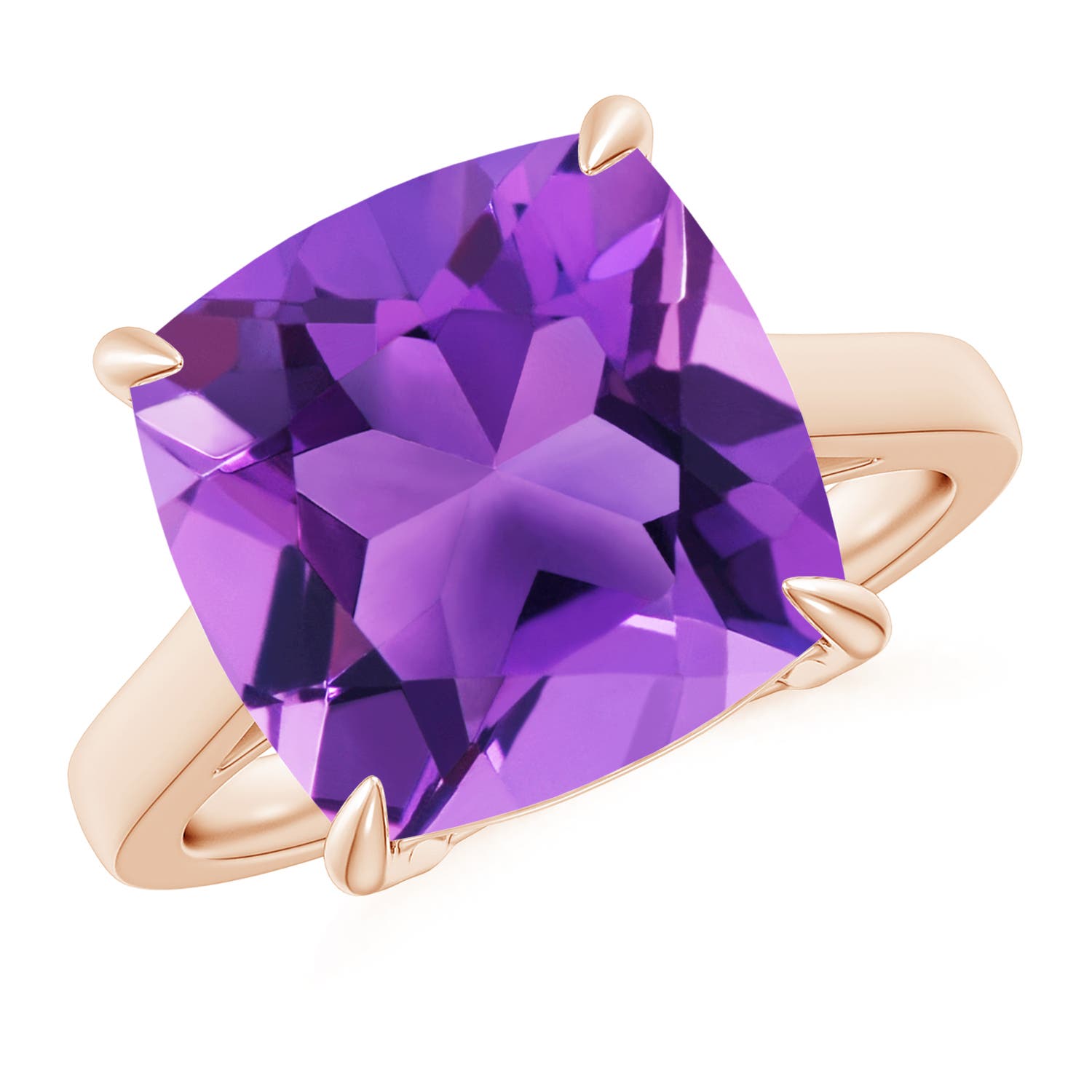 AAA - Amethyst / 6.15 CT / 14 KT Rose Gold