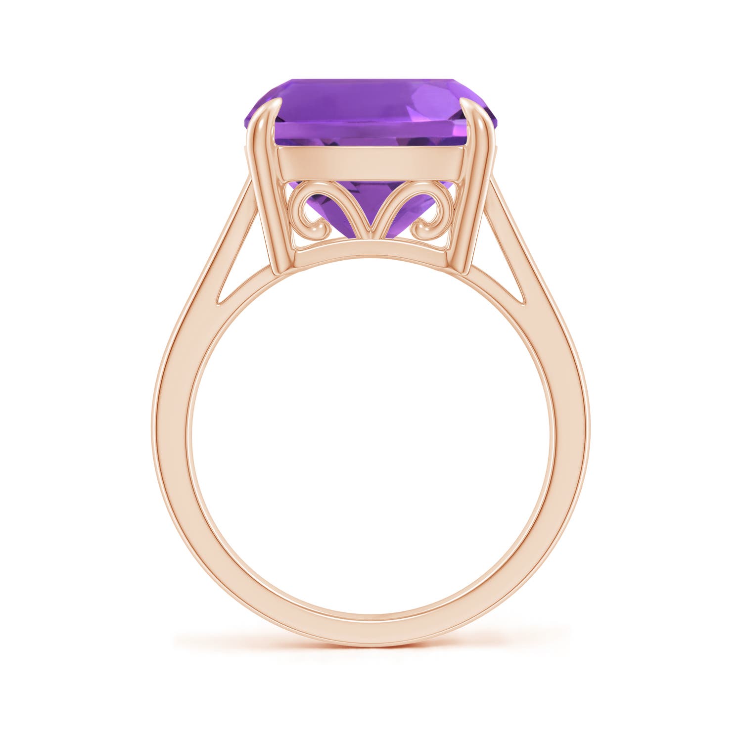 AAA - Amethyst / 6.15 CT / 14 KT Rose Gold