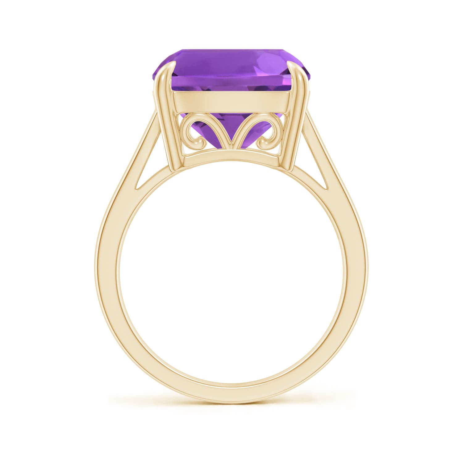 AAA - Amethyst / 6.15 CT / 14 KT Yellow Gold