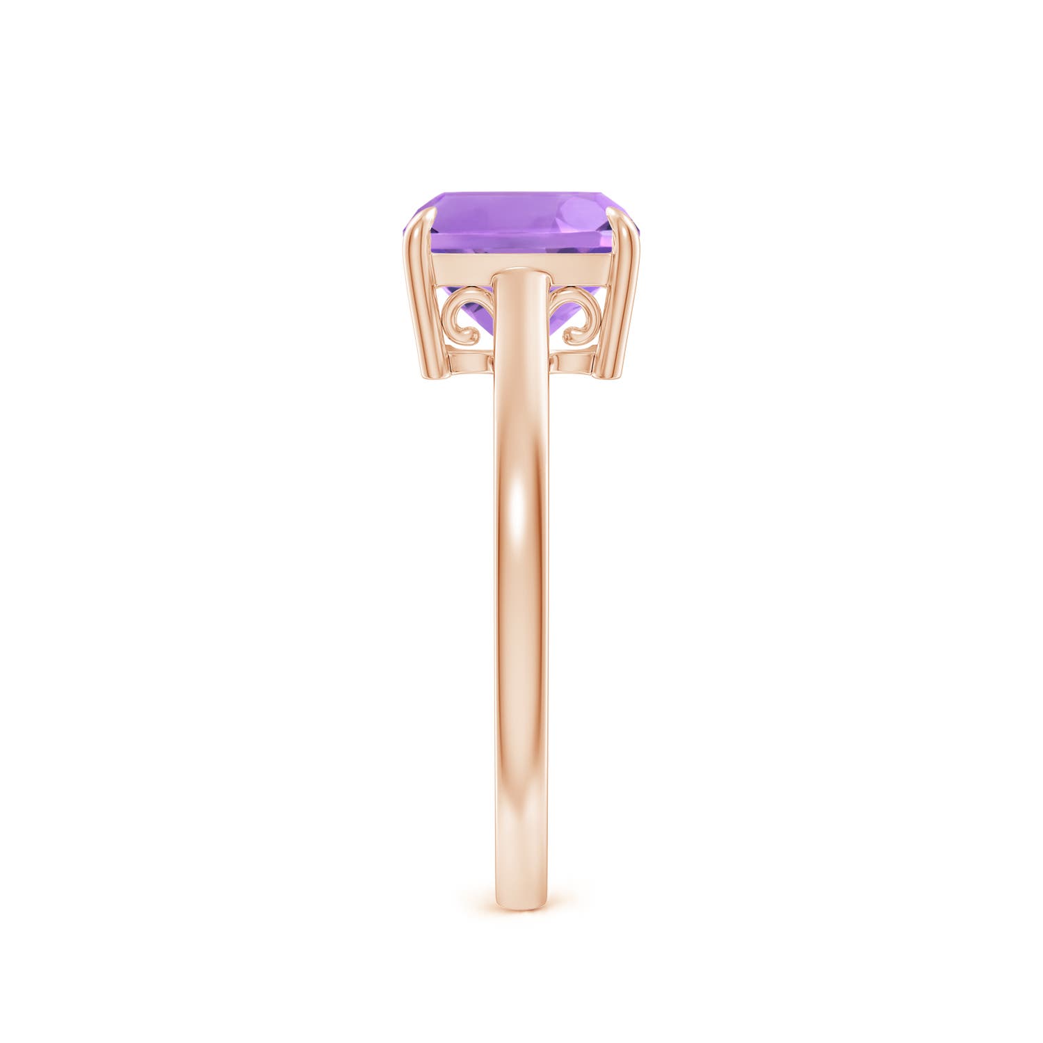 A - Amethyst / 2.2 CT / 14 KT Rose Gold