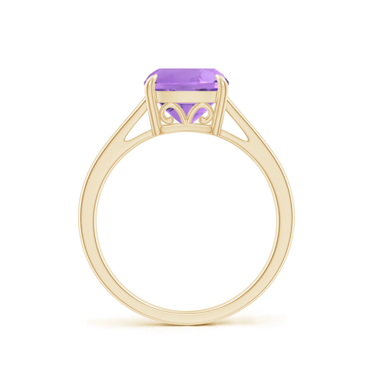 A - Amethyst / 2.2 CT / 14 KT Yellow Gold