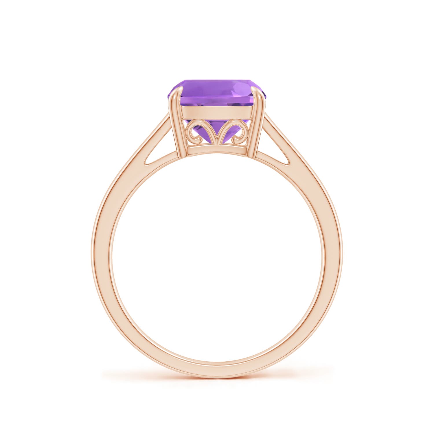 AA - Amethyst / 2.2 CT / 14 KT Rose Gold