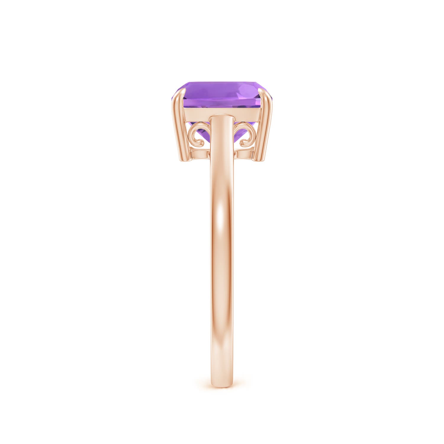 AA - Amethyst / 2.2 CT / 14 KT Rose Gold