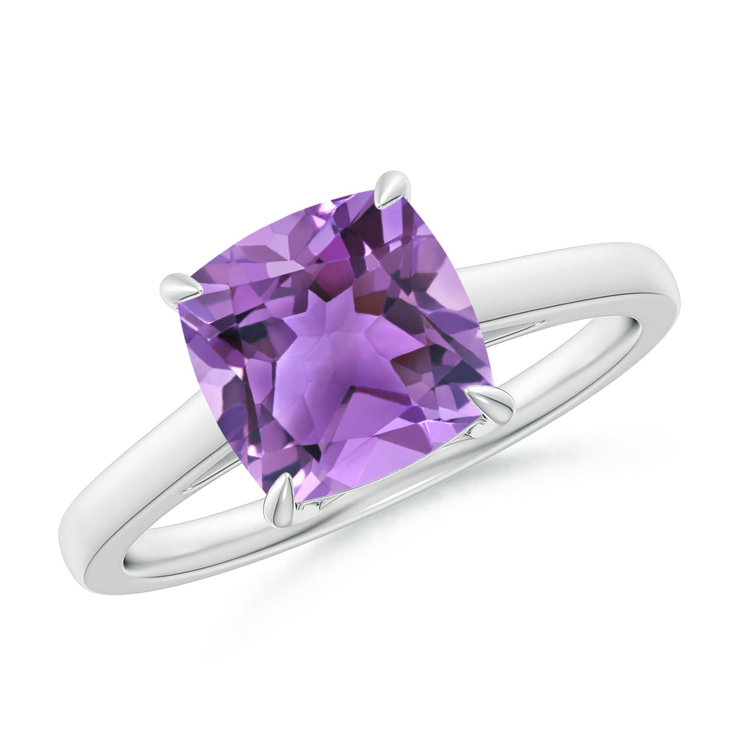 AA - Amethyst / 2.2 CT / 14 KT White Gold