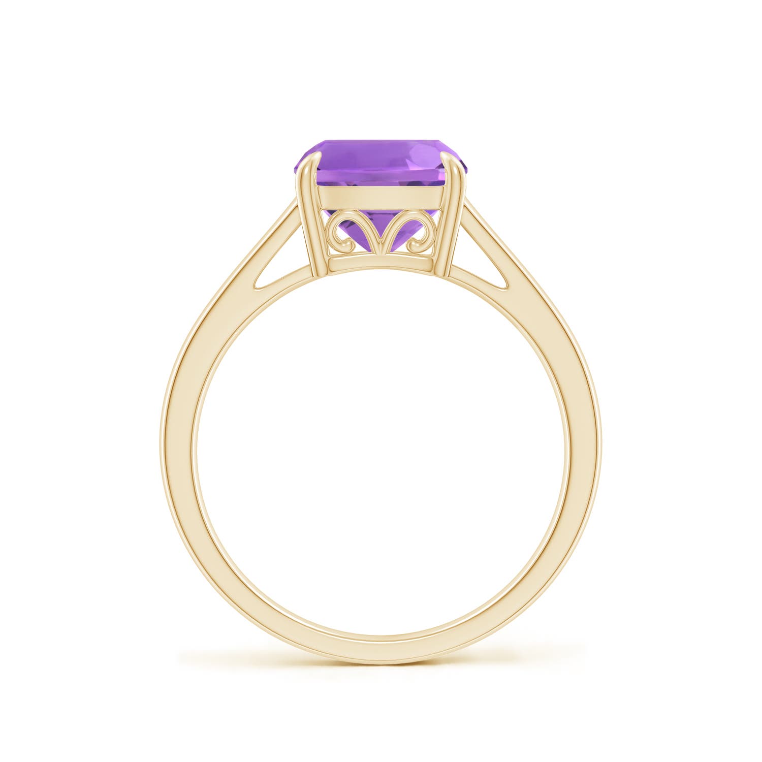 AA - Amethyst / 2.2 CT / 14 KT Yellow Gold