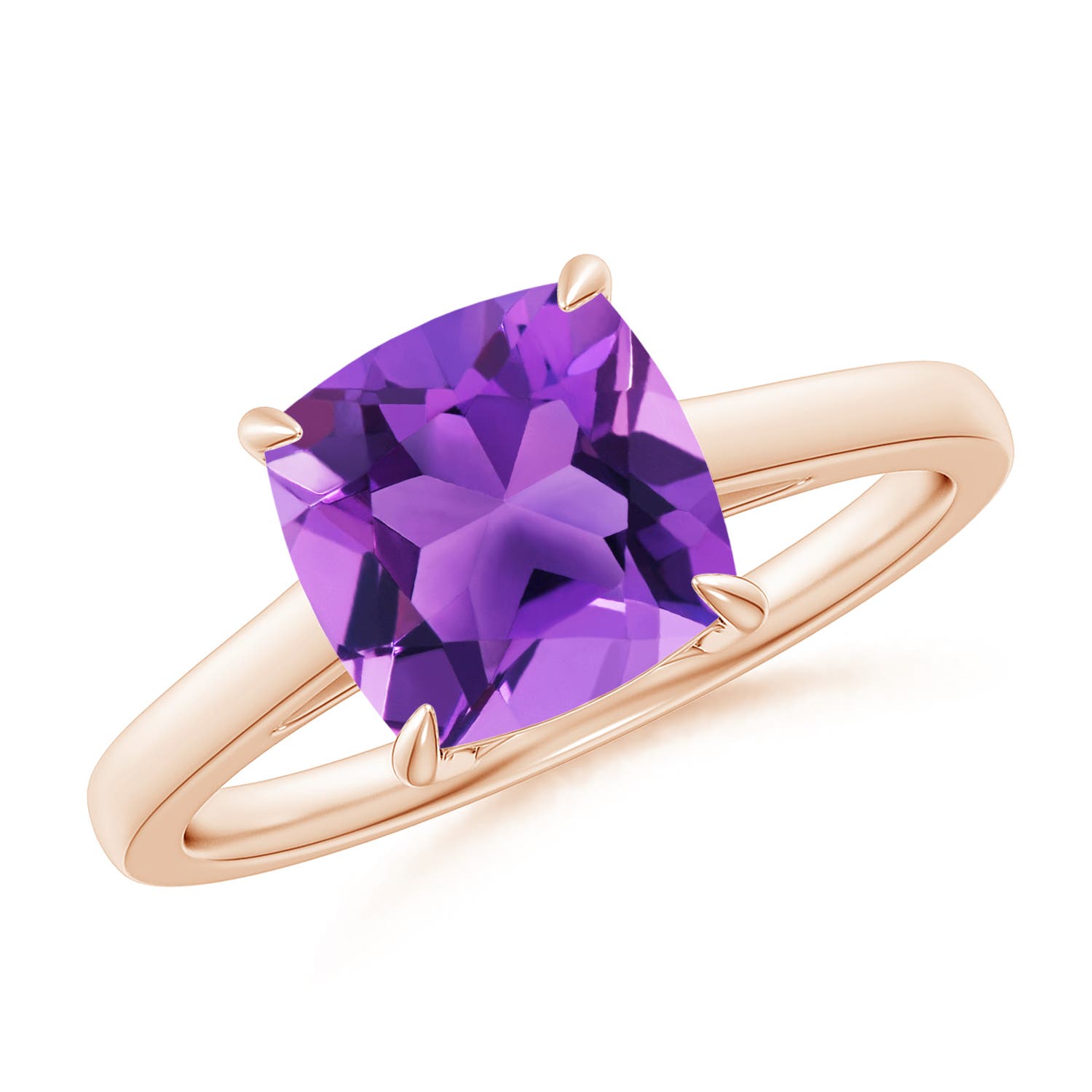 AAA - Amethyst / 2.2 CT / 14 KT Rose Gold