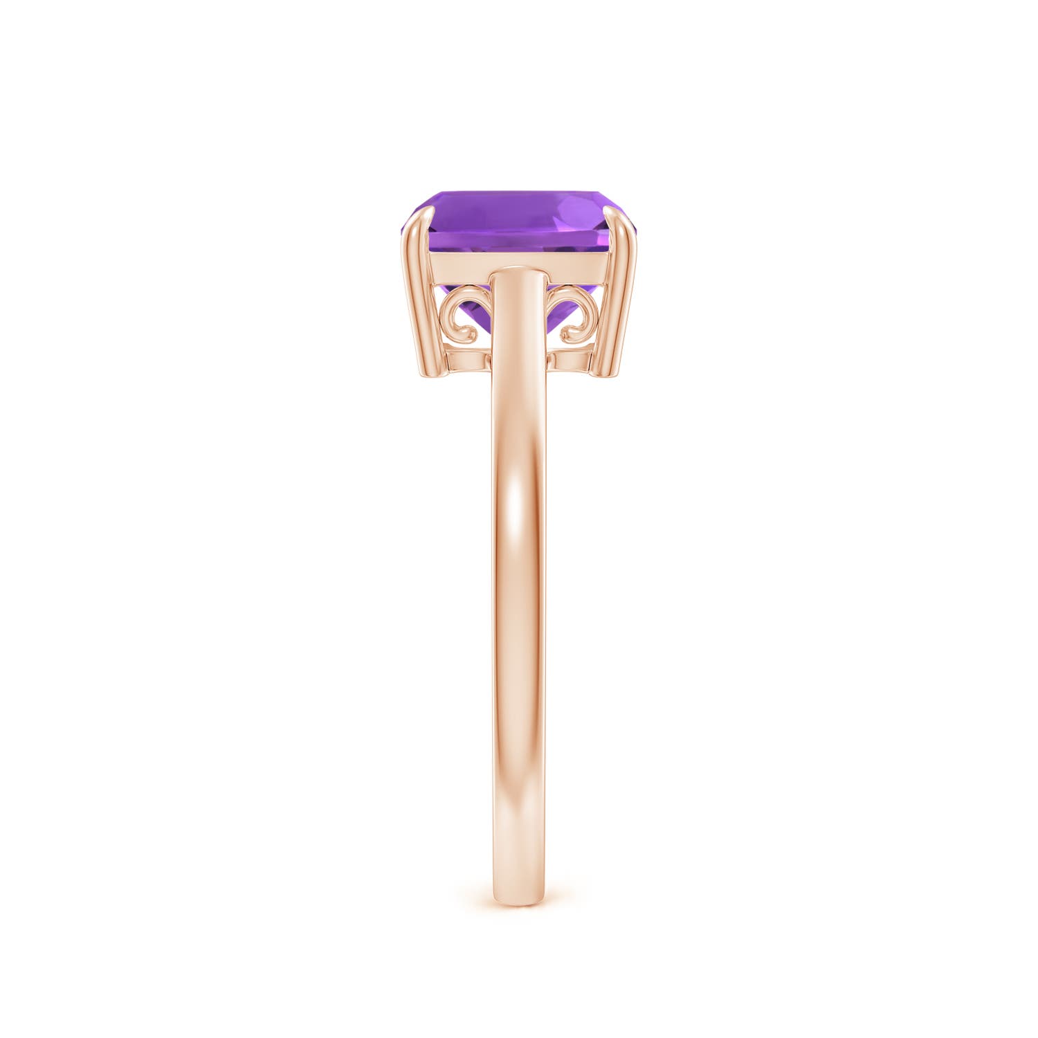 AAA - Amethyst / 2.2 CT / 14 KT Rose Gold