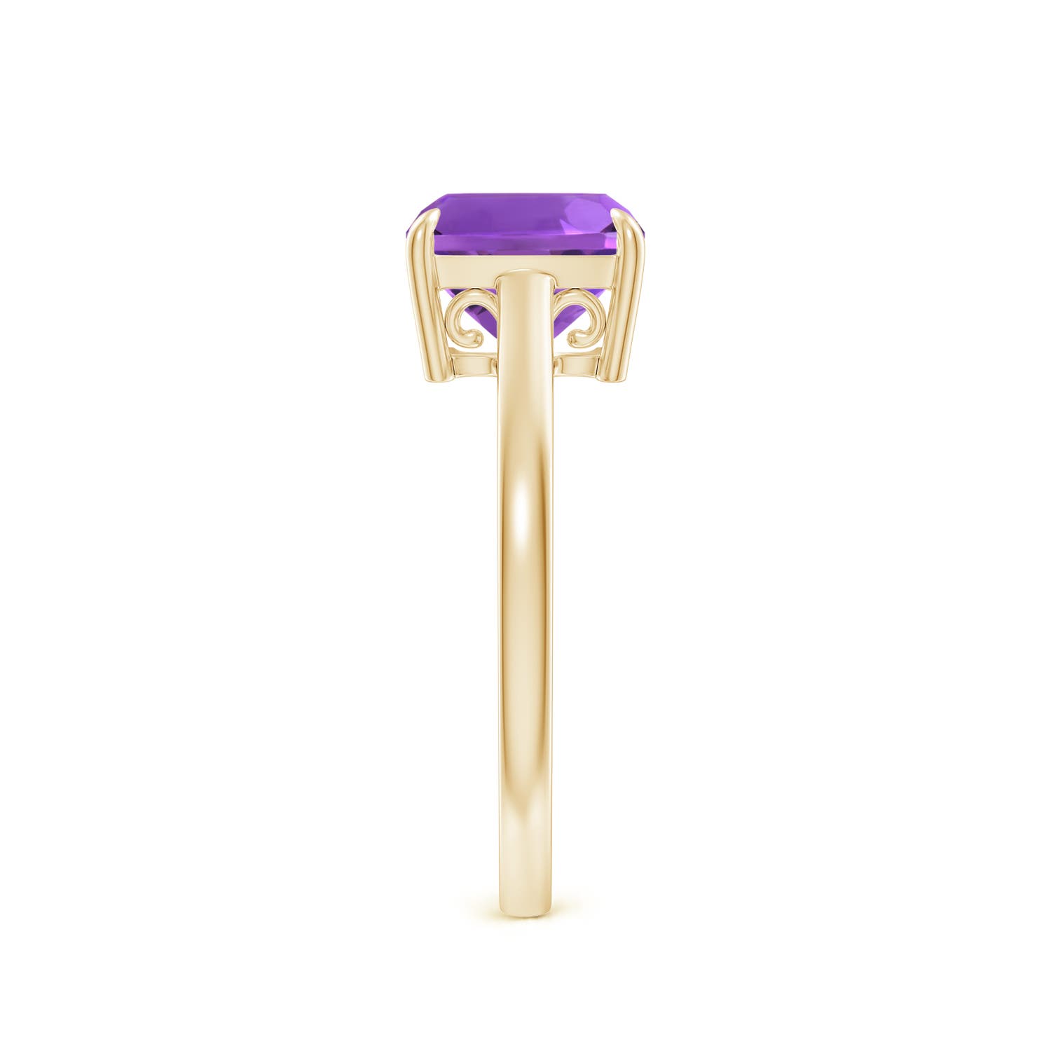 AAA - Amethyst / 2.2 CT / 14 KT Yellow Gold