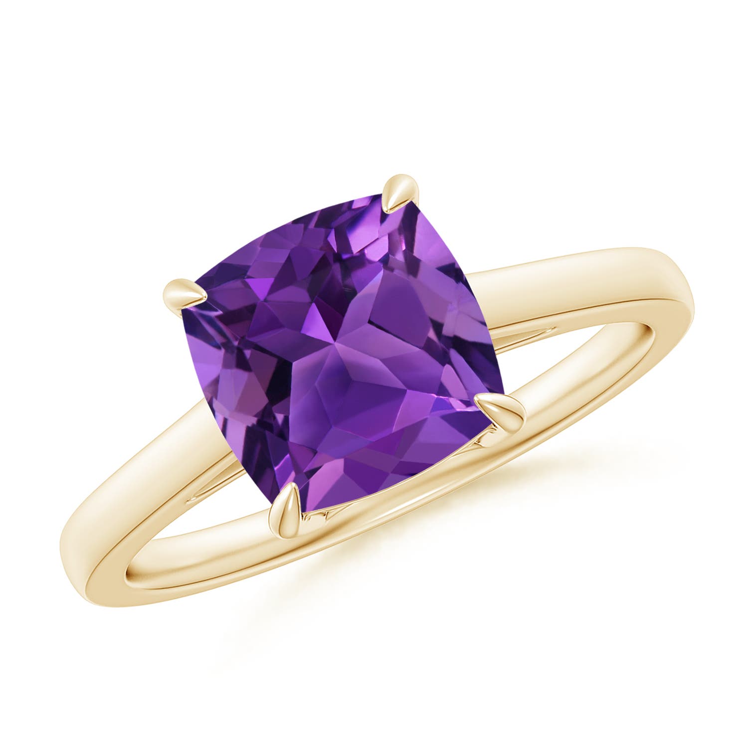 AAAA - Amethyst / 2.2 CT / 14 KT Yellow Gold