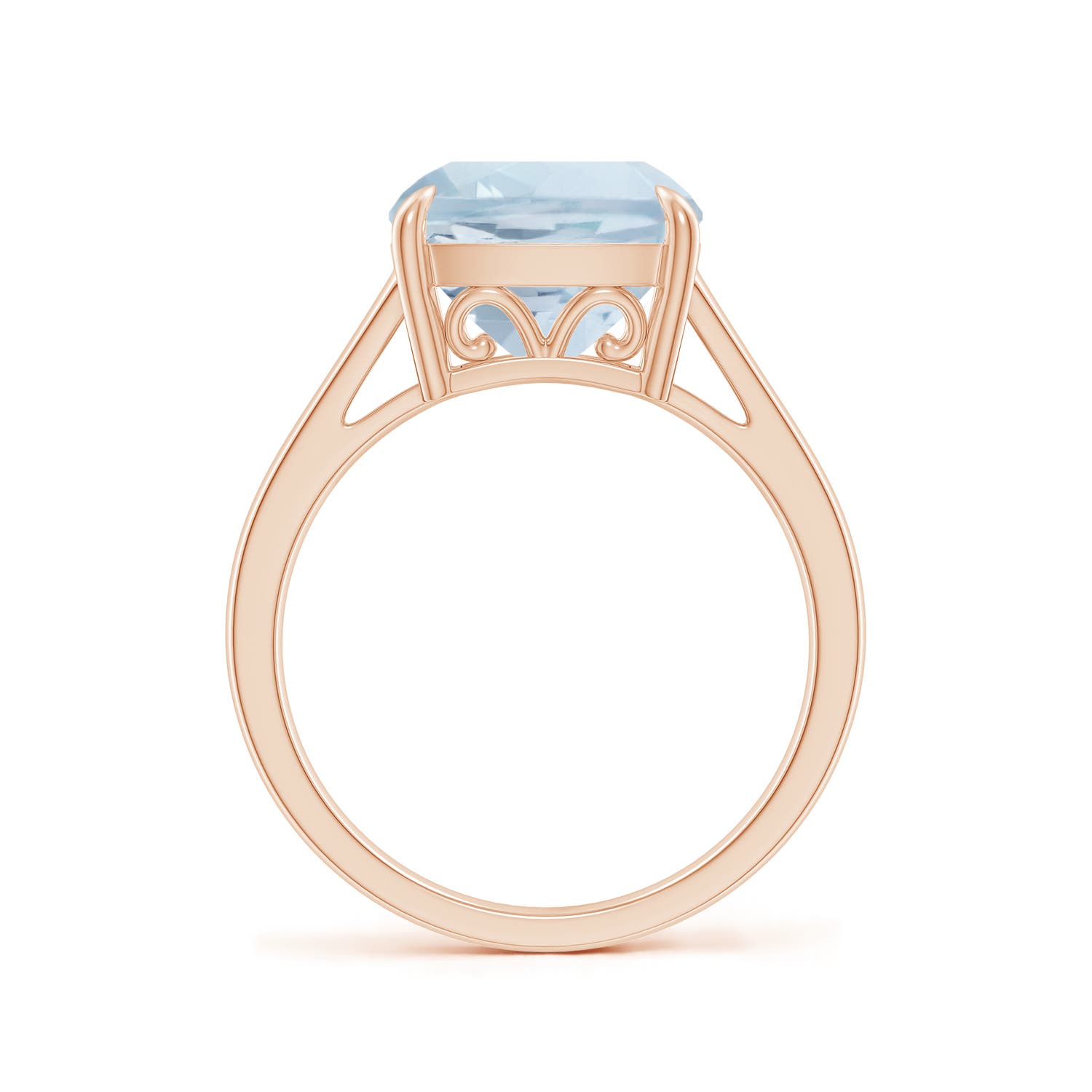 A - Aquamarine / 3.5 CT / 14 KT Rose Gold