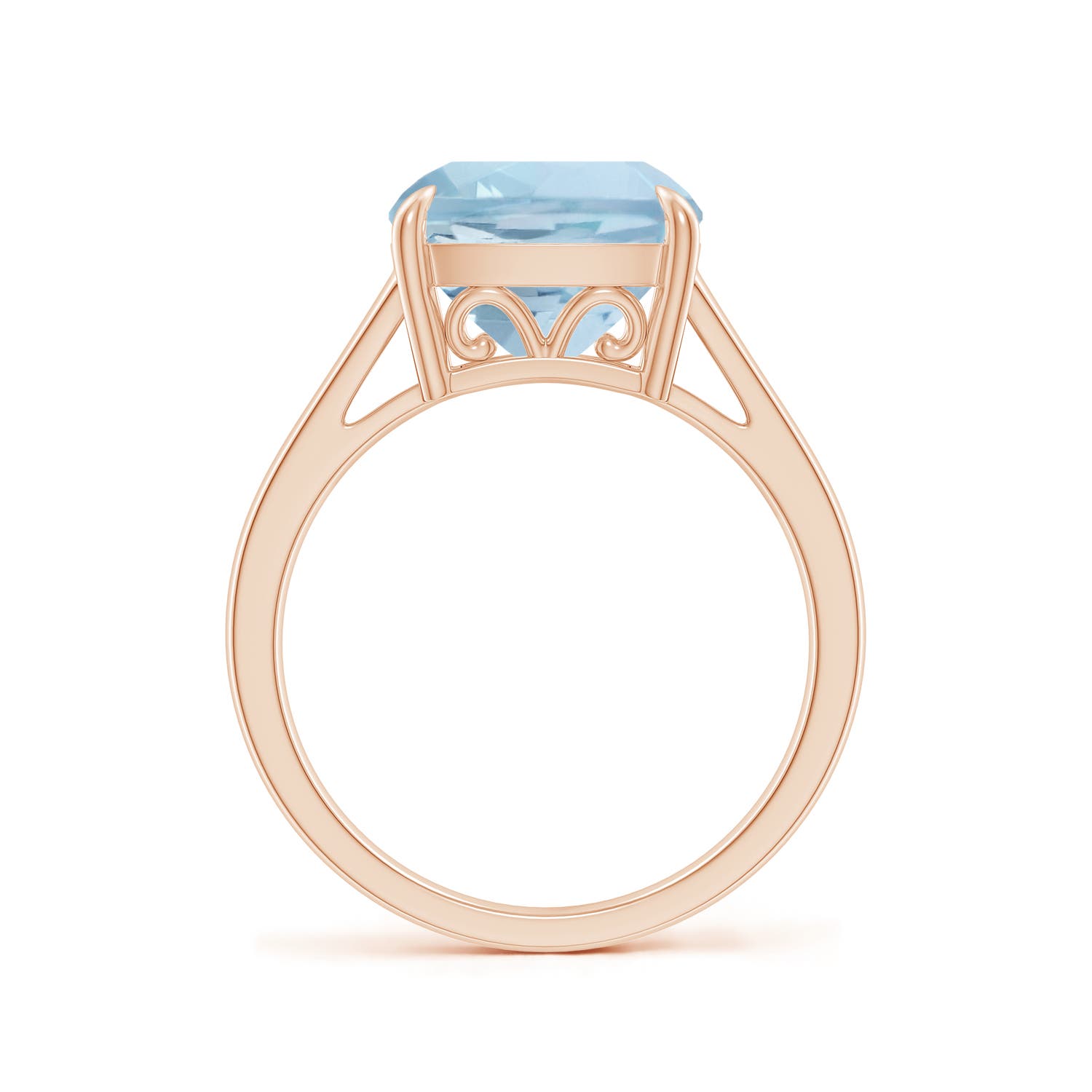 AA - Aquamarine / 3.5 CT / 14 KT Rose Gold