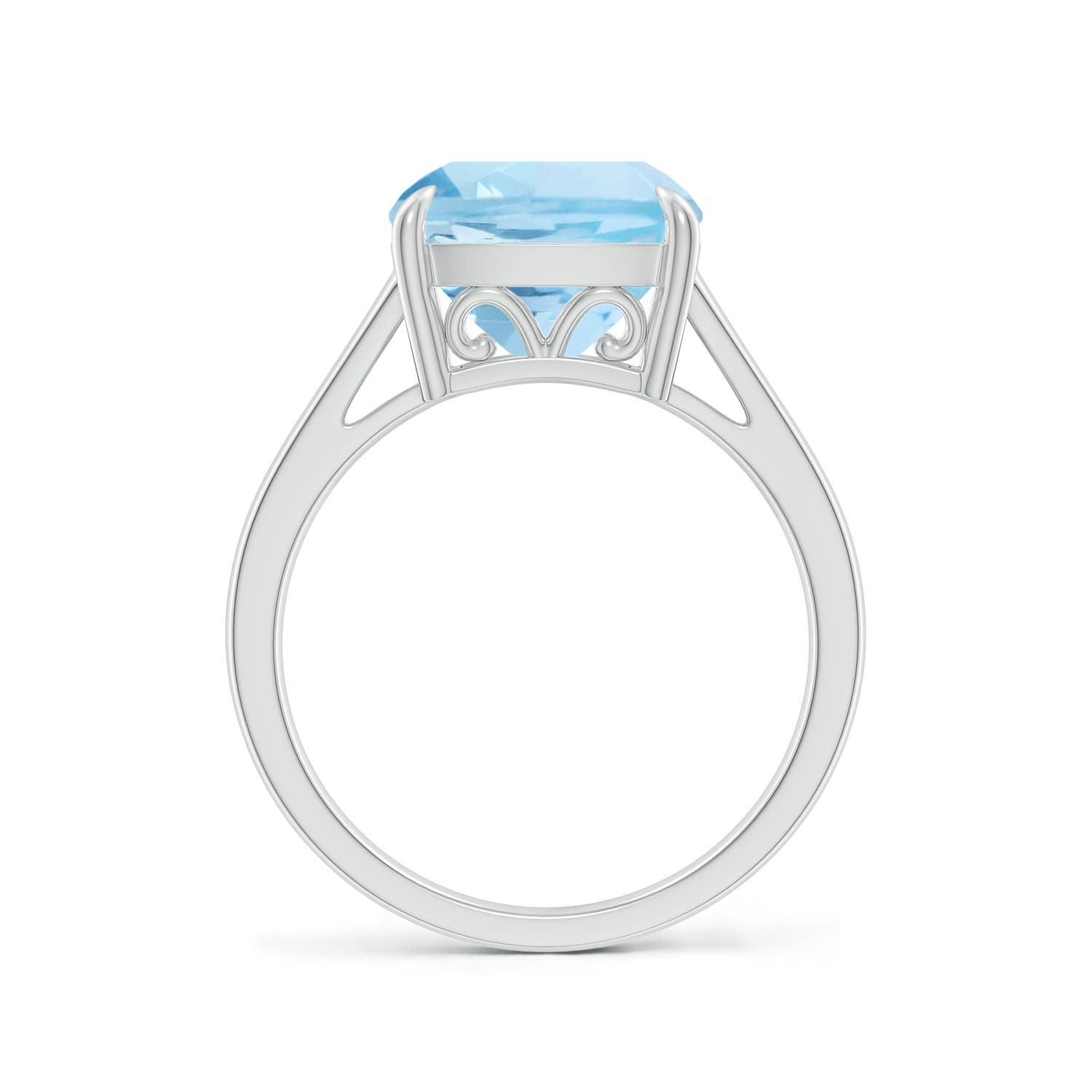 AAA - Aquamarine / 3.5 CT / 14 KT White Gold