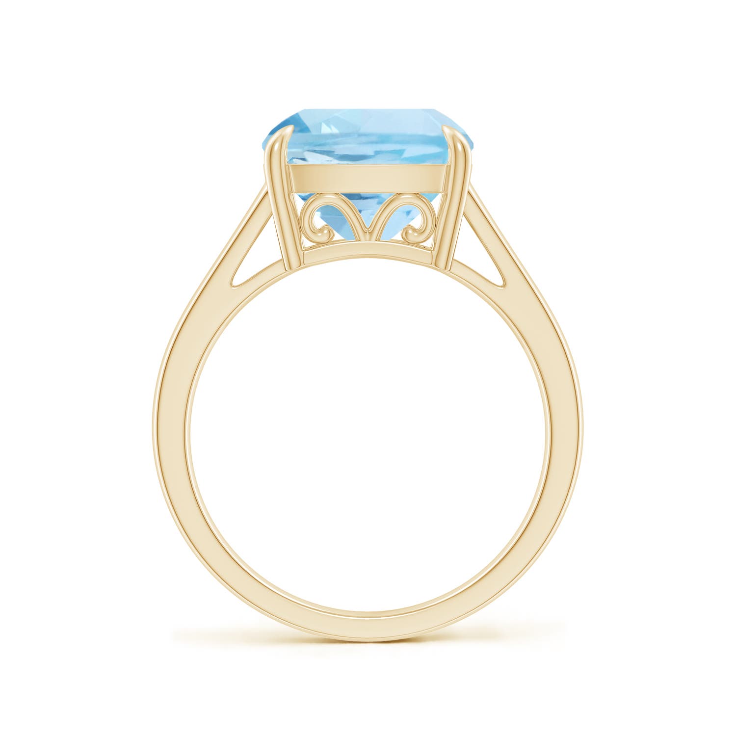 AAA - Aquamarine / 3.5 CT / 14 KT Yellow Gold