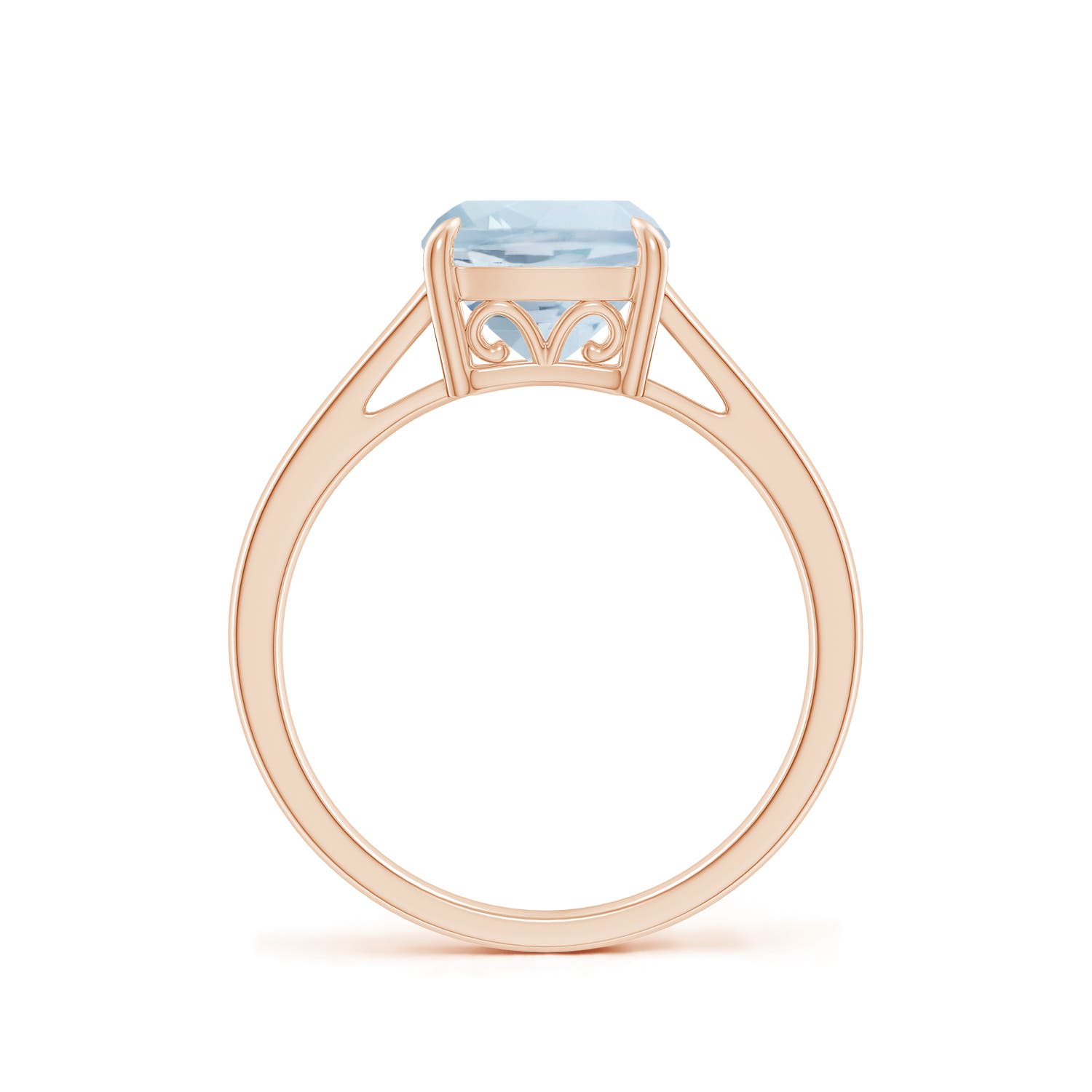 A - Aquamarine / 1.95 CT / 14 KT Rose Gold