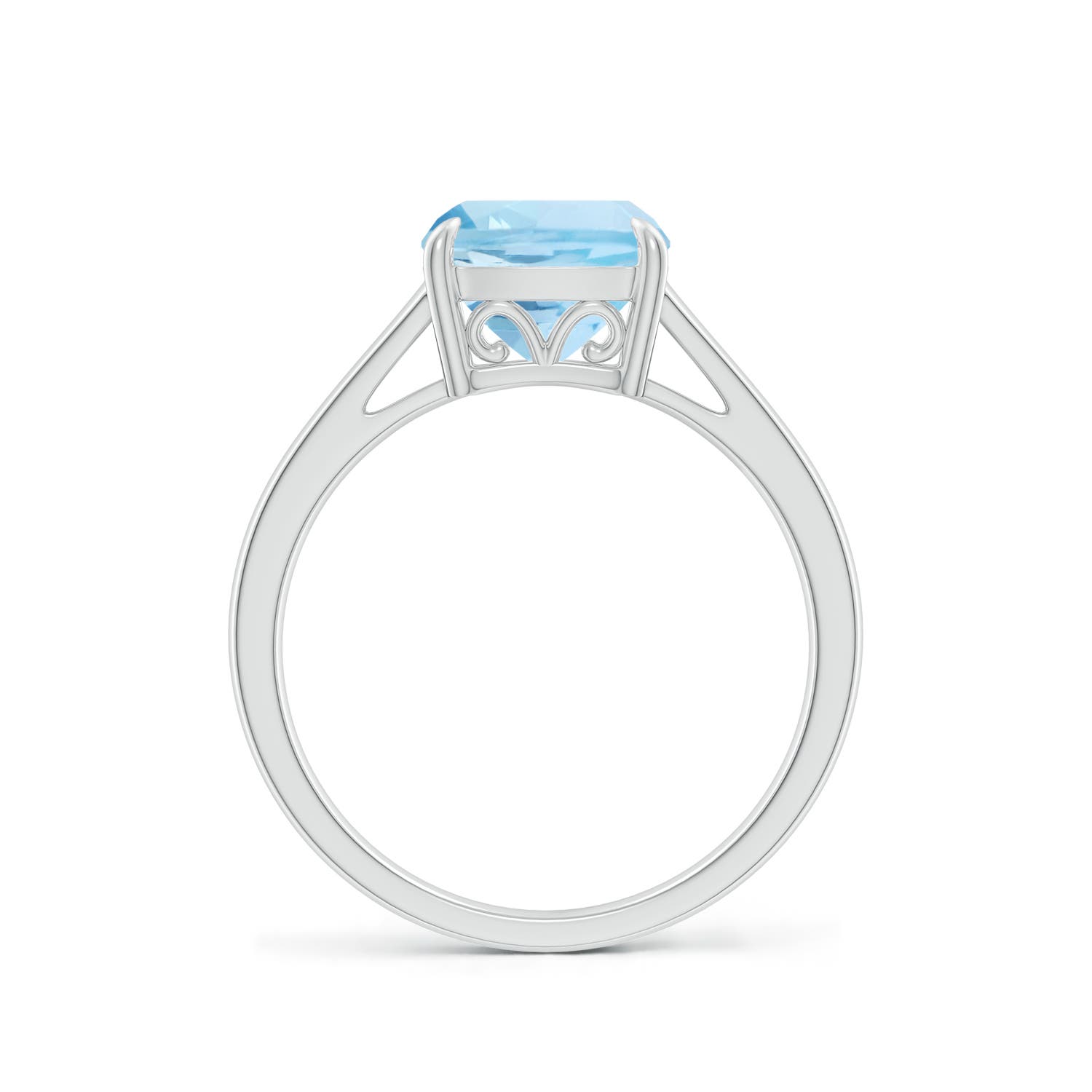 AAA - Aquamarine / 1.95 CT / 14 KT White Gold