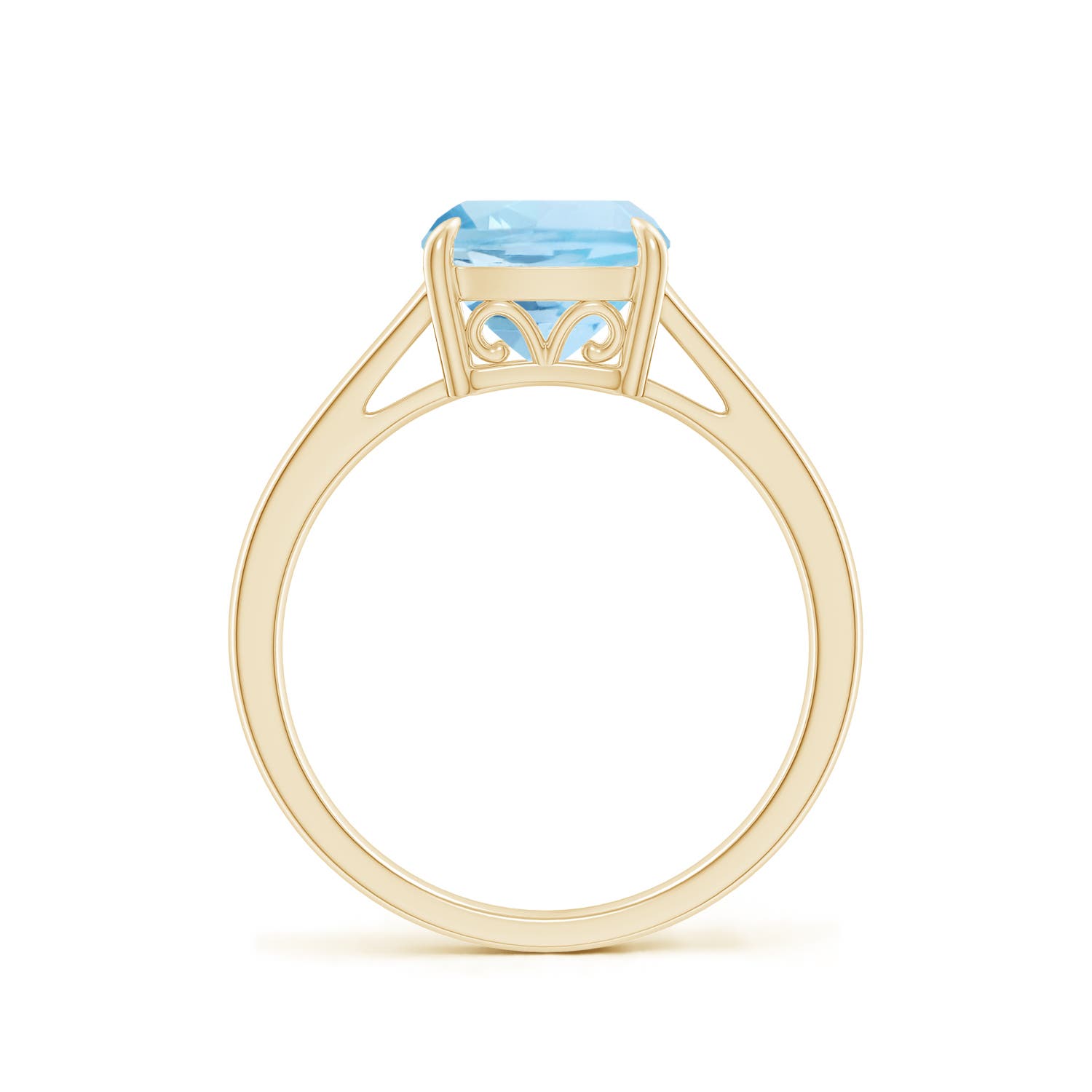 AAA - Aquamarine / 1.95 CT / 14 KT Yellow Gold