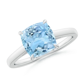 Cushion AAAA Aquamarine