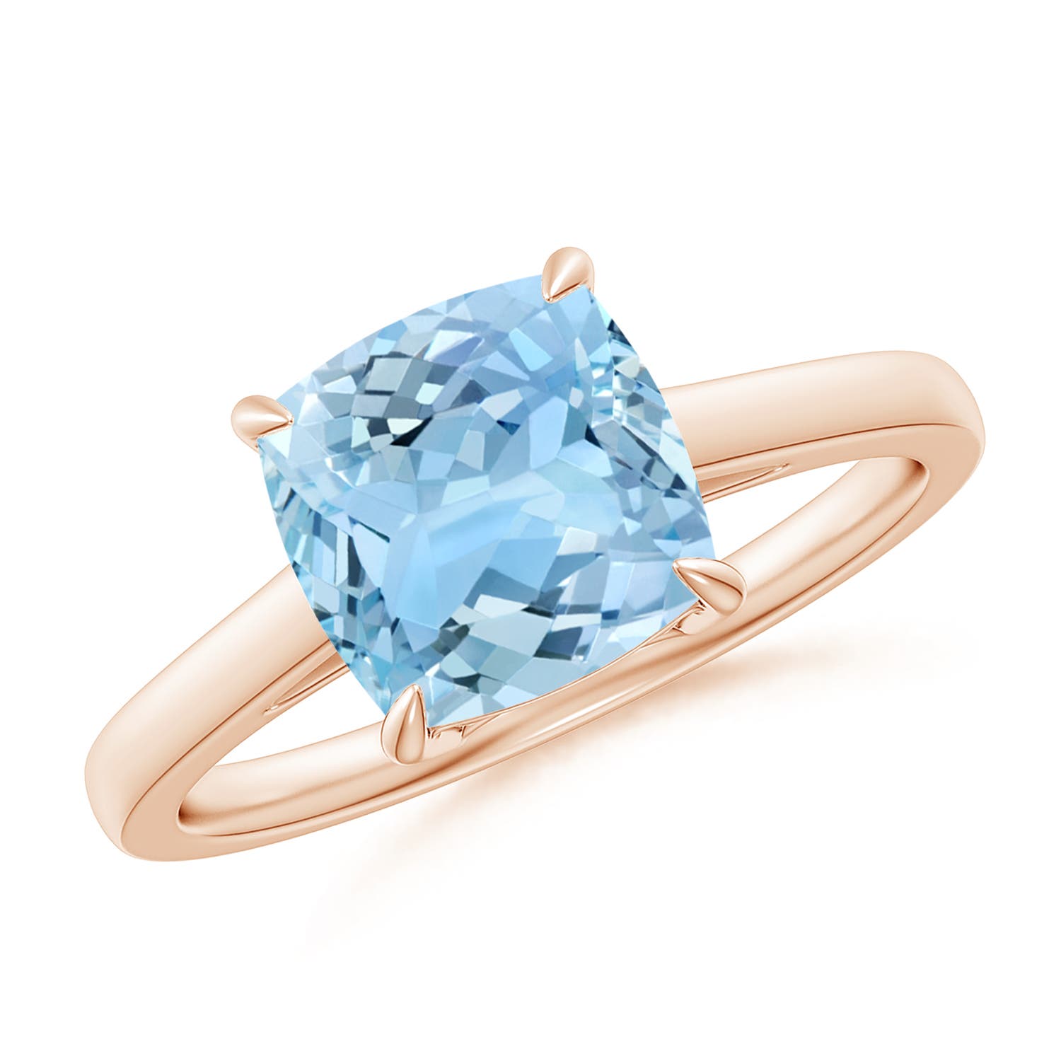 AAAA - Aquamarine / 1.95 CT / 14 KT Rose Gold