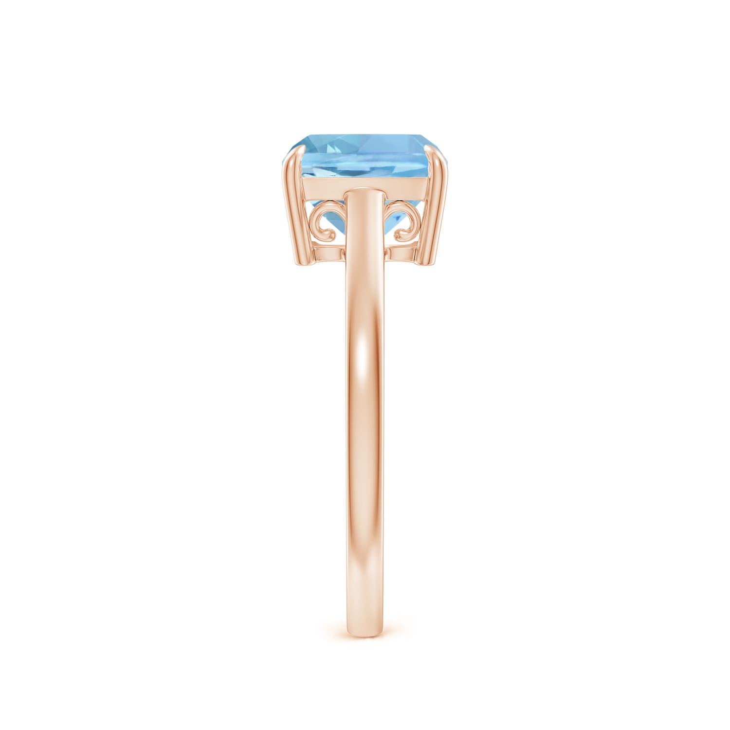 AAAA - Aquamarine / 1.95 CT / 14 KT Rose Gold