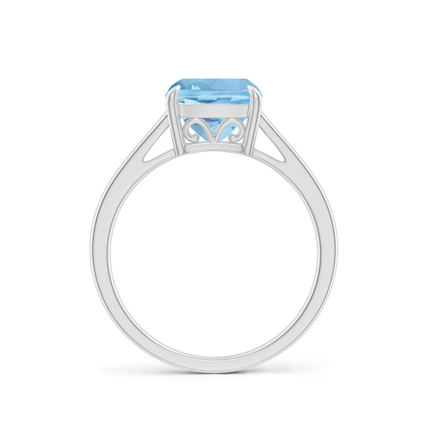 AAAA - Aquamarine / 1.95 CT / 14 KT White Gold