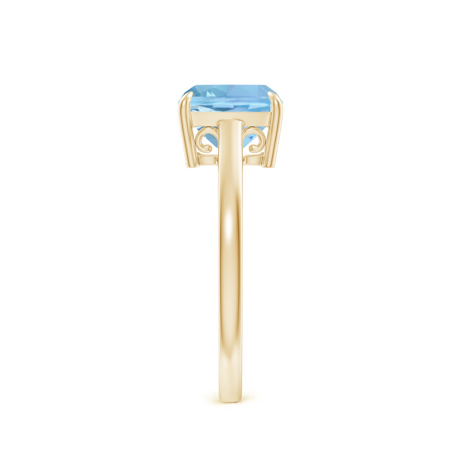 AAAA - Aquamarine / 1.95 CT / 14 KT Yellow Gold