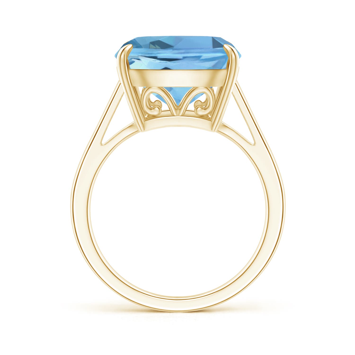 AAAA - Aquamarine / 5.75 CT / 14 KT Yellow Gold