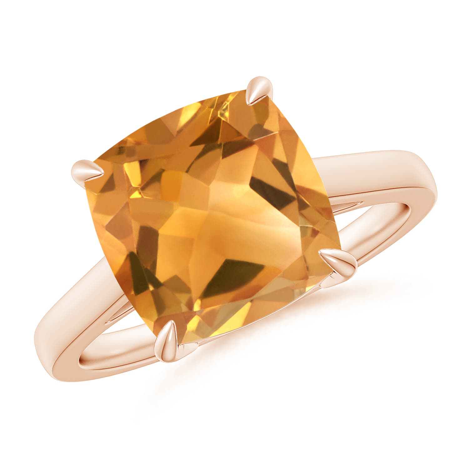 A - Citrine / 3.45 CT / 14 KT Rose Gold