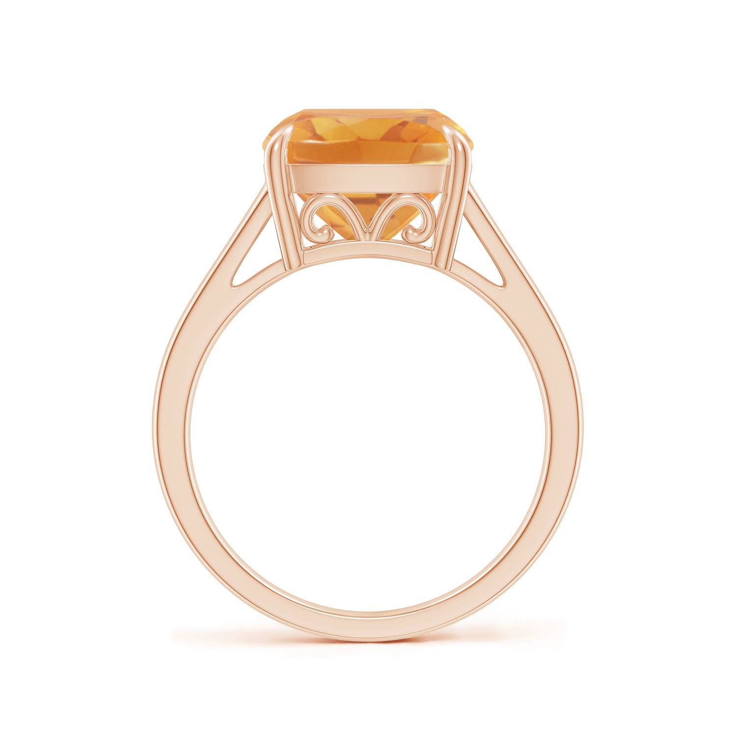 A - Citrine / 3.45 CT / 14 KT Rose Gold