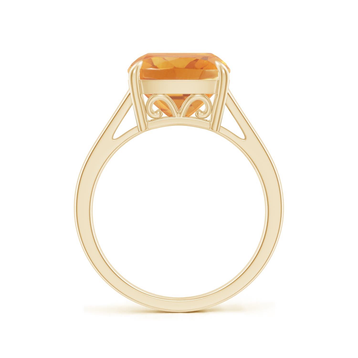 A - Citrine / 3.45 CT / 14 KT Yellow Gold