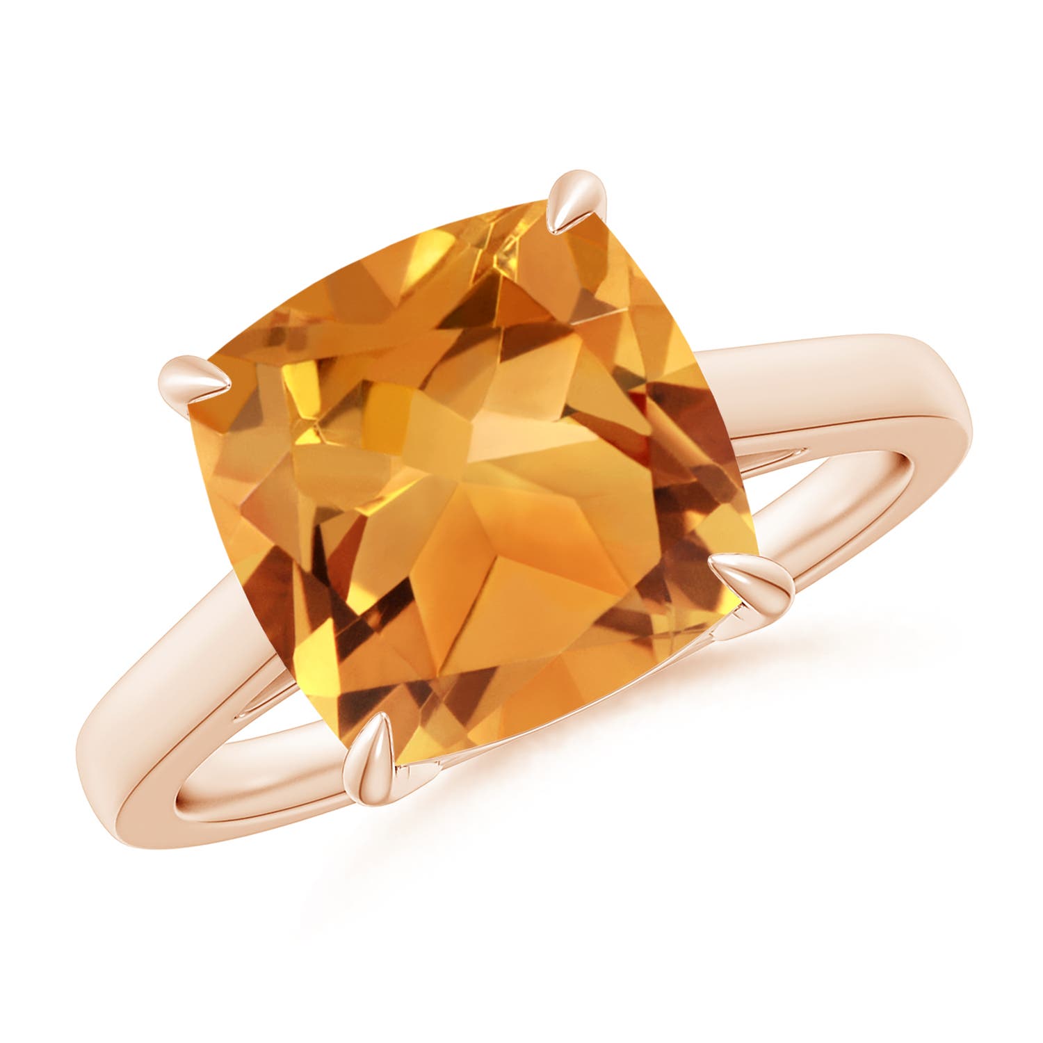 AA - Citrine / 3.45 CT / 14 KT Rose Gold