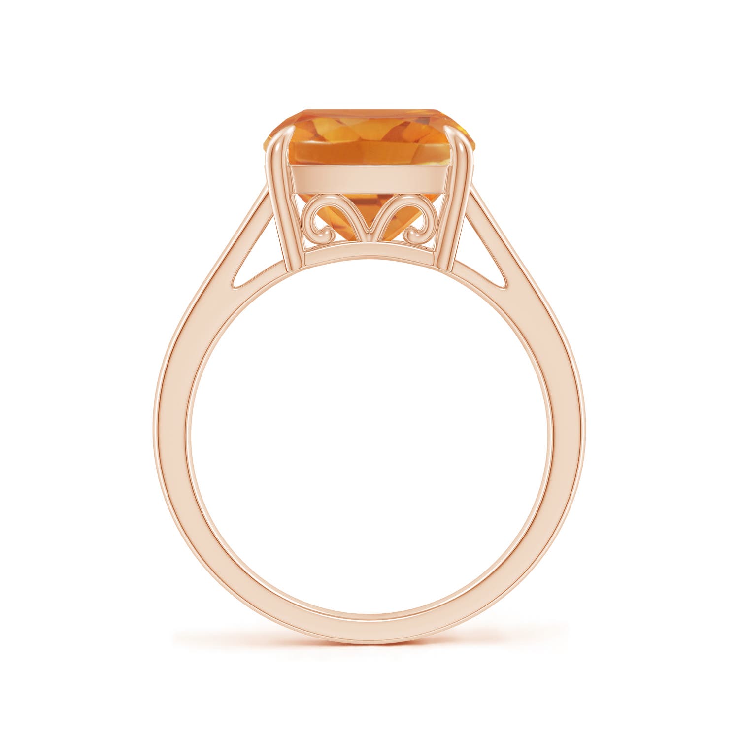 AA - Citrine / 3.45 CT / 14 KT Rose Gold